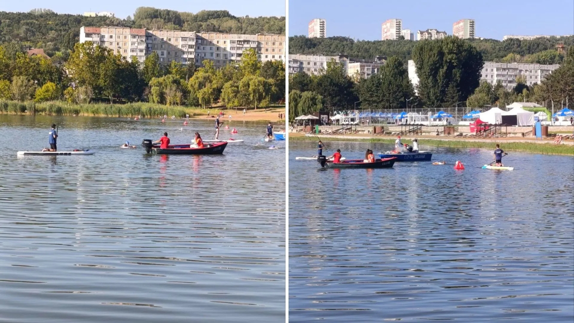 Двух участников Кубка Европы по триатлону спасли из воды в Кишинёве