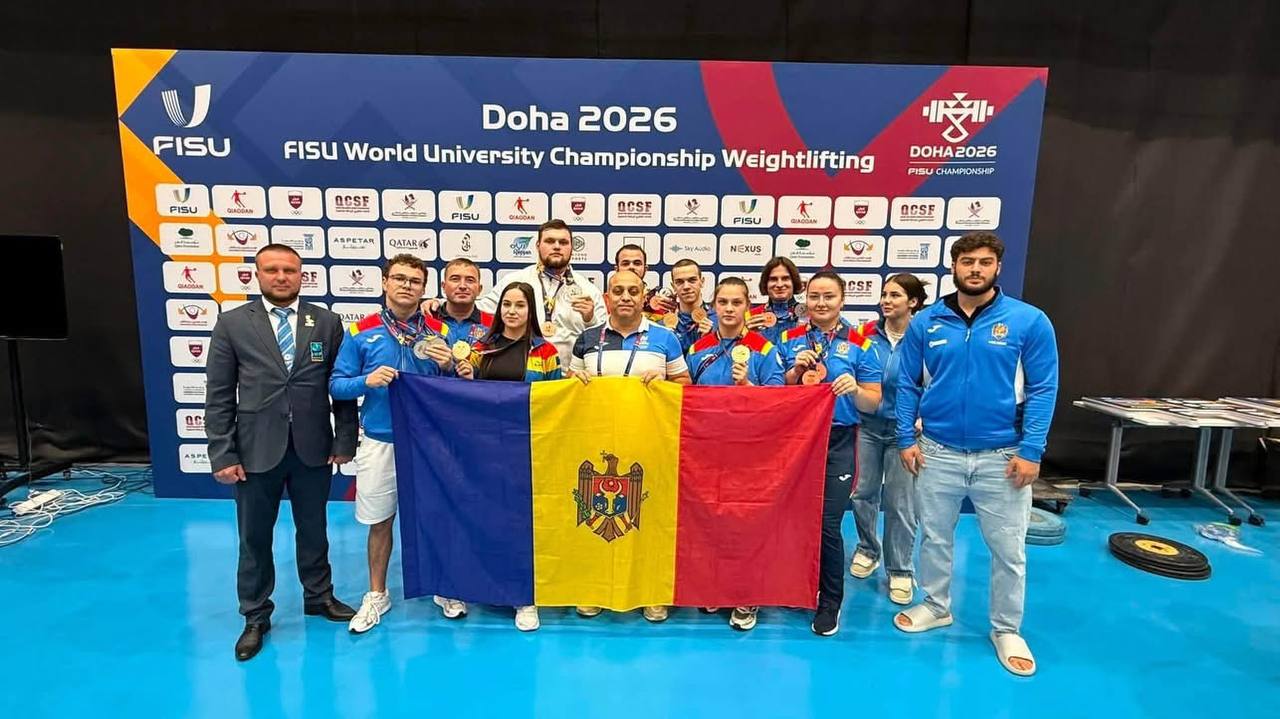 Сборная Молдовы завоевала 26 медалей и заняла второе место на чемпионате мира по тяжелей атлетике
